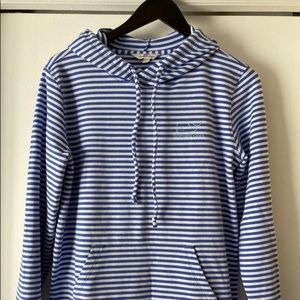 vineyard vines women’s hoodie striped blue long sleeve Small S/m Roomy